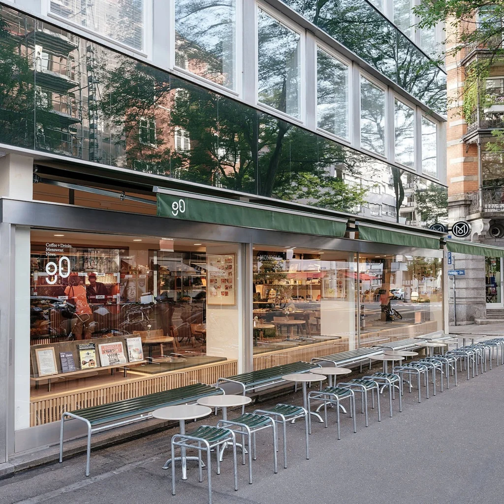 Bänke, Café Zürich
