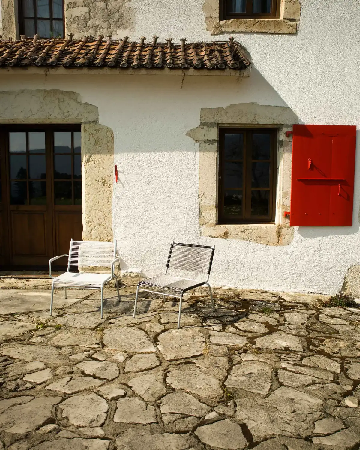 Bättig Stühle vor dem Bauernhaus in Illnau
